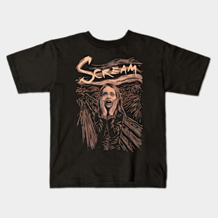 The Scream - Munch inspired Kids T-Shirt